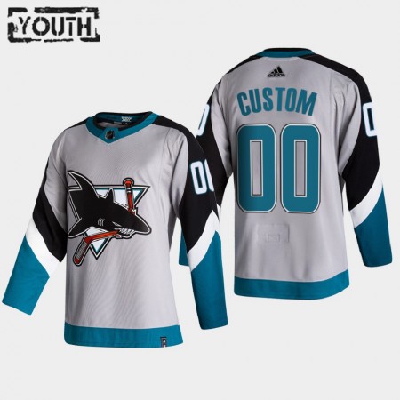 San Jose Sharks Trikot Custom 2020-21 Reverse Retro Authentic - Kinder